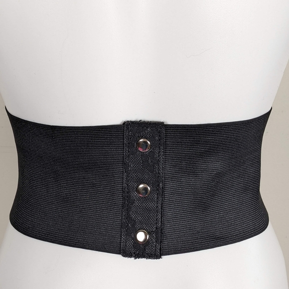 Waist cincher corset belt black lace xl 34 - Picture 4 of 4